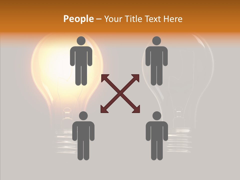 Electricity Reflection Illustration PowerPoint Template