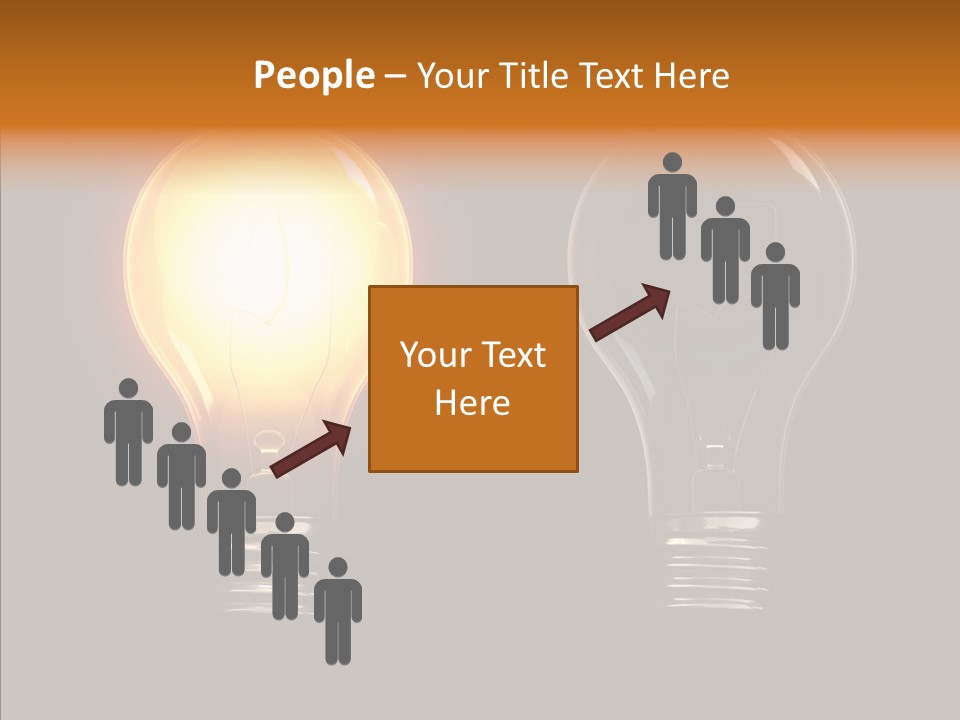 Electricity Reflection Illustration PowerPoint Template