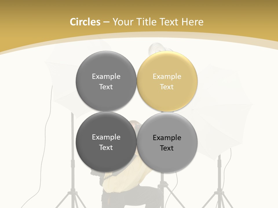 Cables Work Photo PowerPoint Template