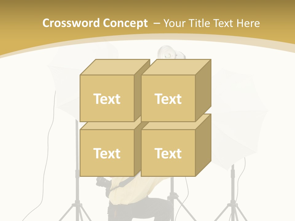 Cables Work Photo PowerPoint Template