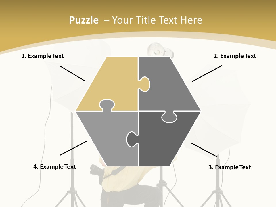 Cables Work Photo PowerPoint Template