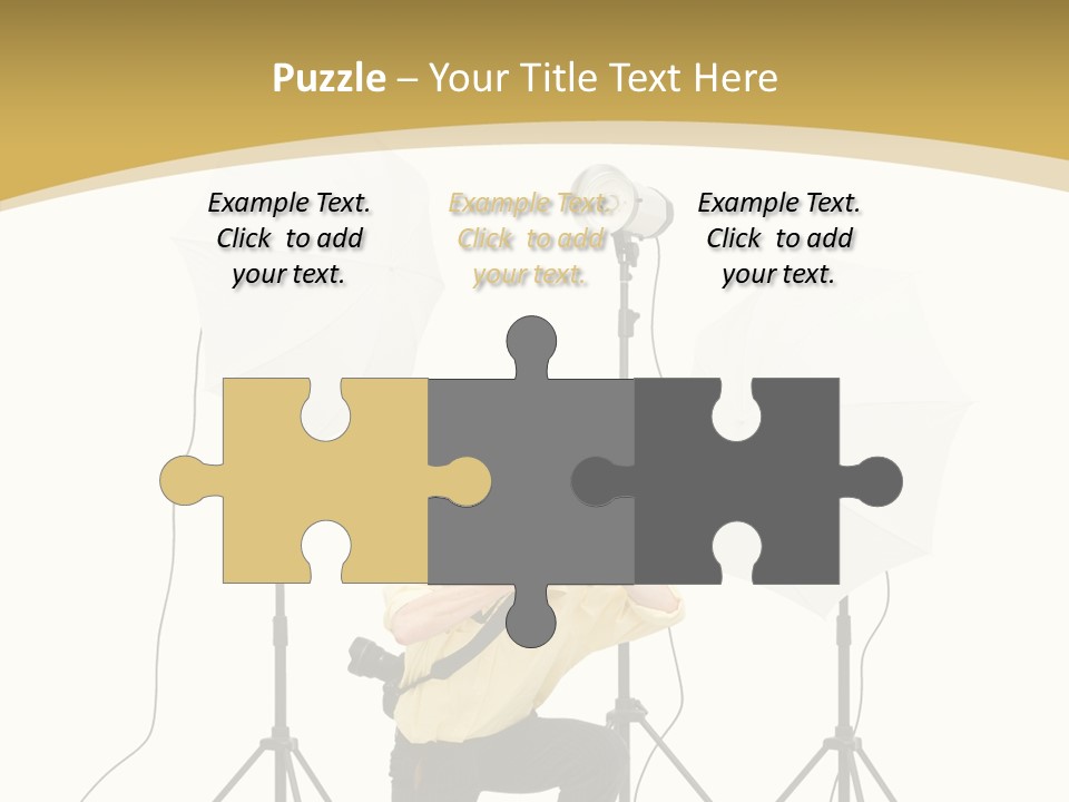 Cables Work Photo PowerPoint Template