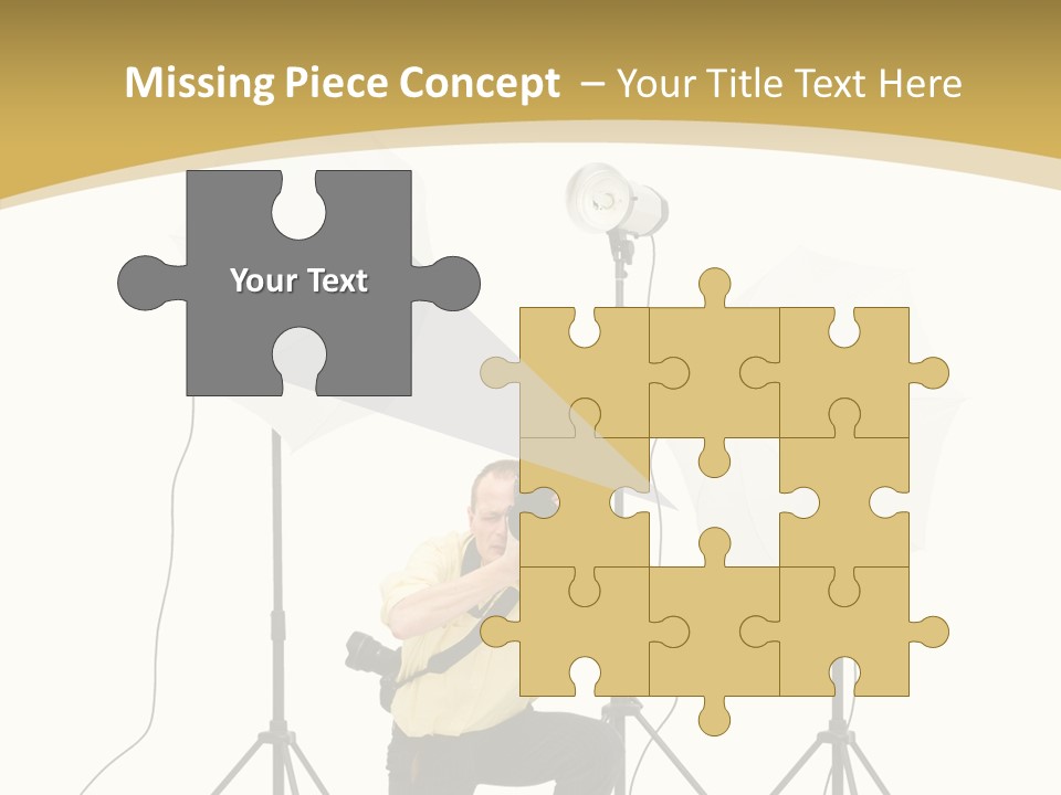 Cables Work Photo PowerPoint Template