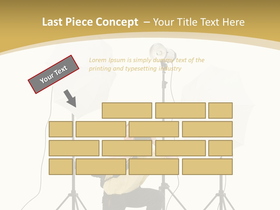 Cables Work Photo PowerPoint Template