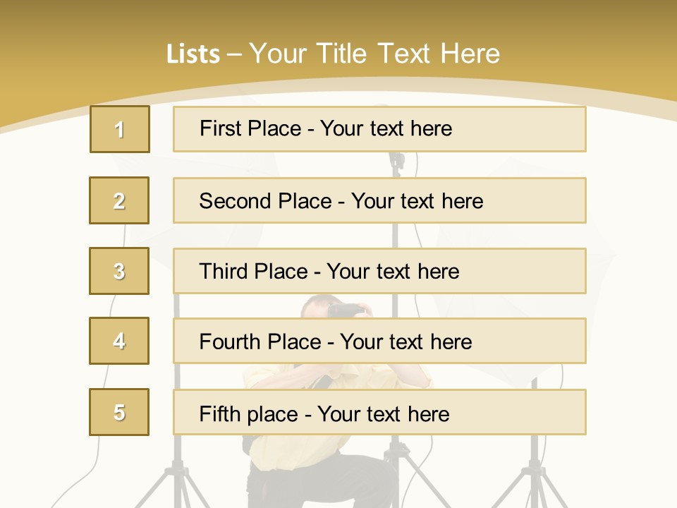 Cables Work Photo PowerPoint Template