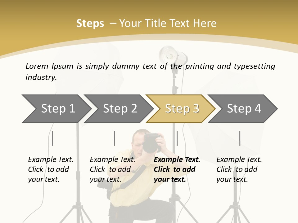 Cables Work Photo PowerPoint Template