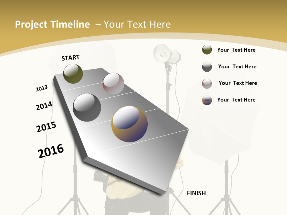 Cables Work Photo PowerPoint Template