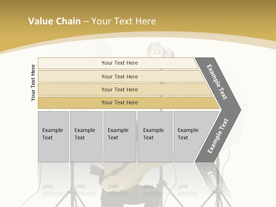 Cables Work Photo PowerPoint Template
