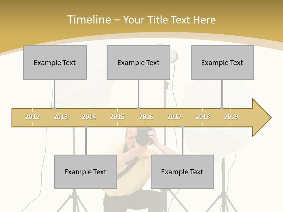 Cables Work Photo PowerPoint Template