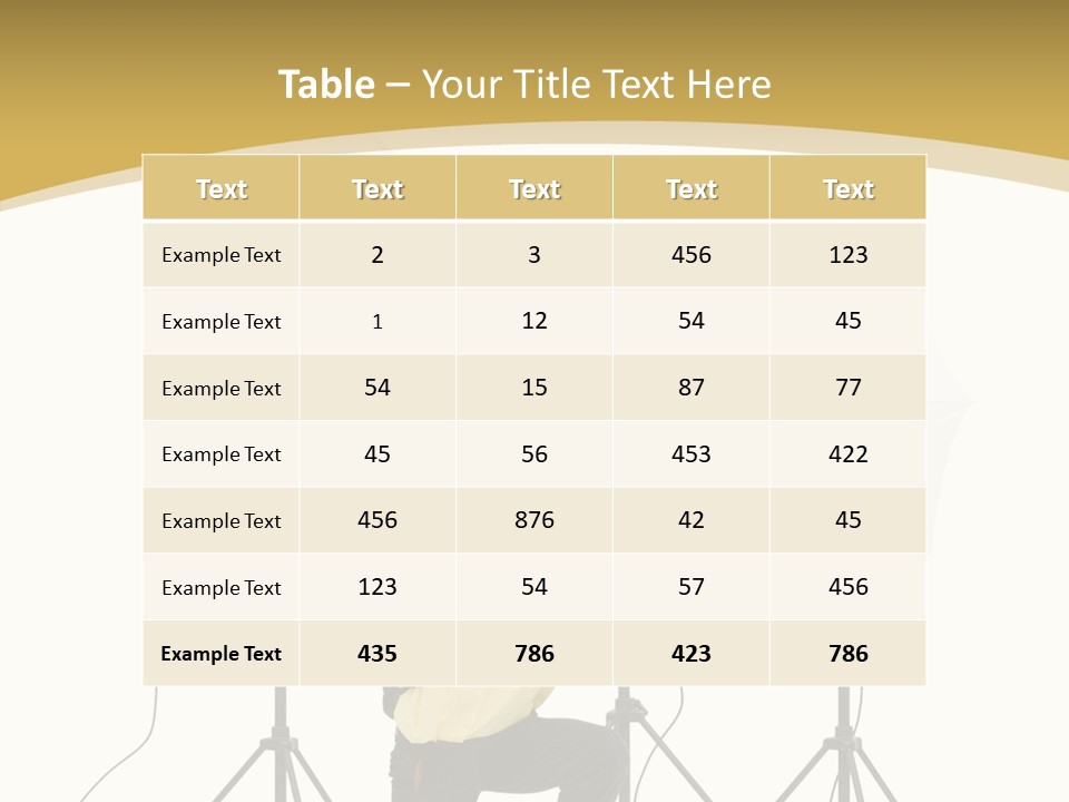 Cables Work Photo PowerPoint Template