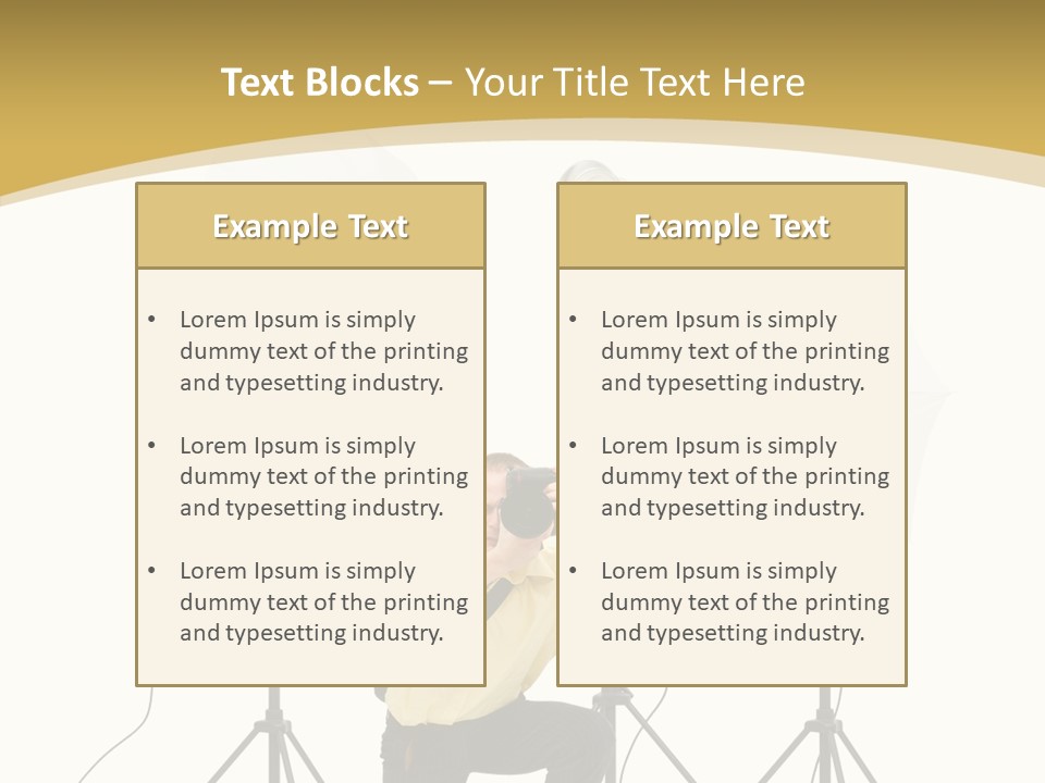 Cables Work Photo PowerPoint Template