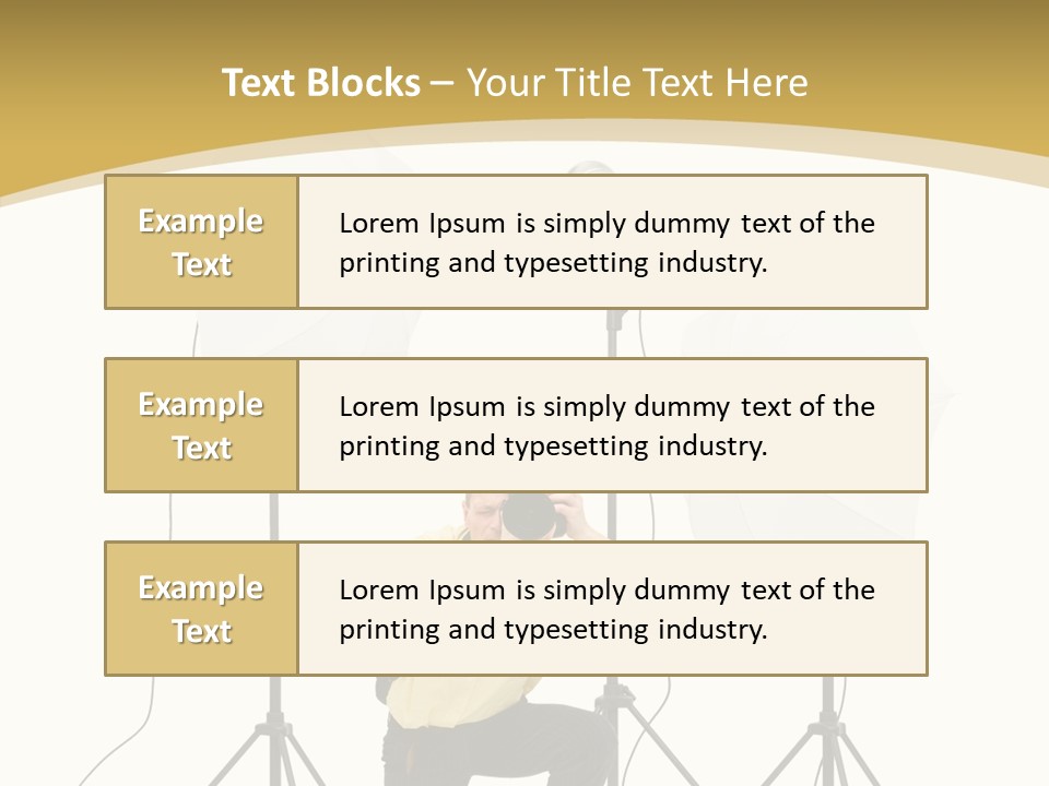 Cables Work Photo PowerPoint Template