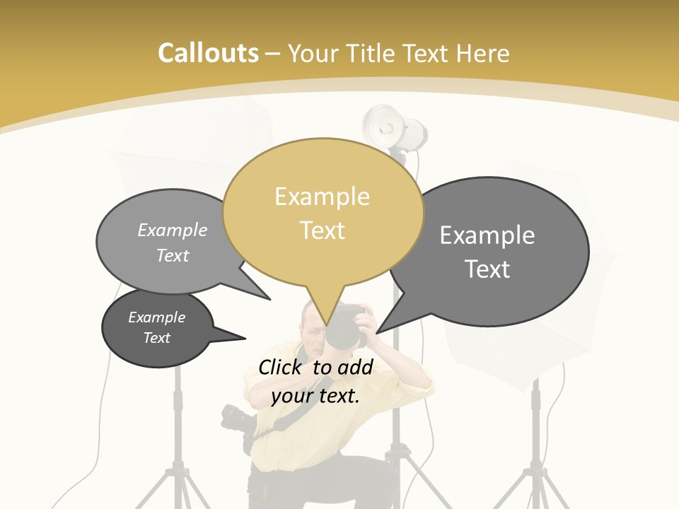 Cables Work Photo PowerPoint Template