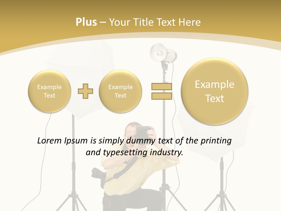 Cables Work Photo PowerPoint Template