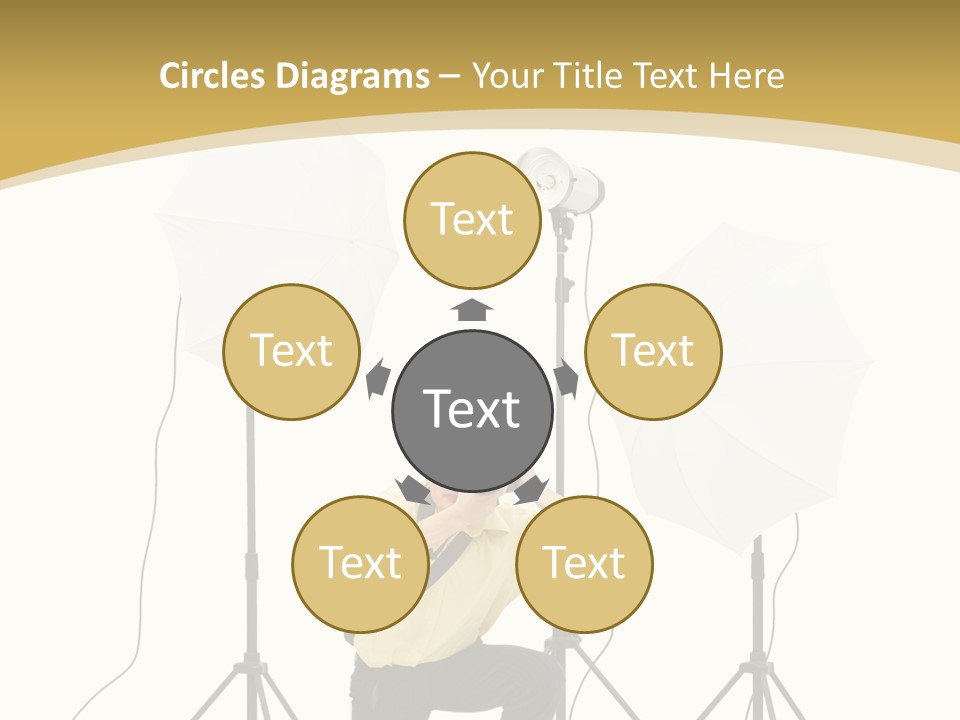 Cables Work Photo PowerPoint Template