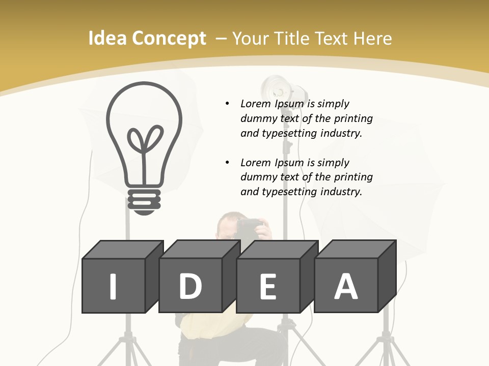 Cables Work Photo PowerPoint Template