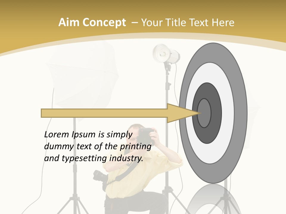 Cables Work Photo PowerPoint Template