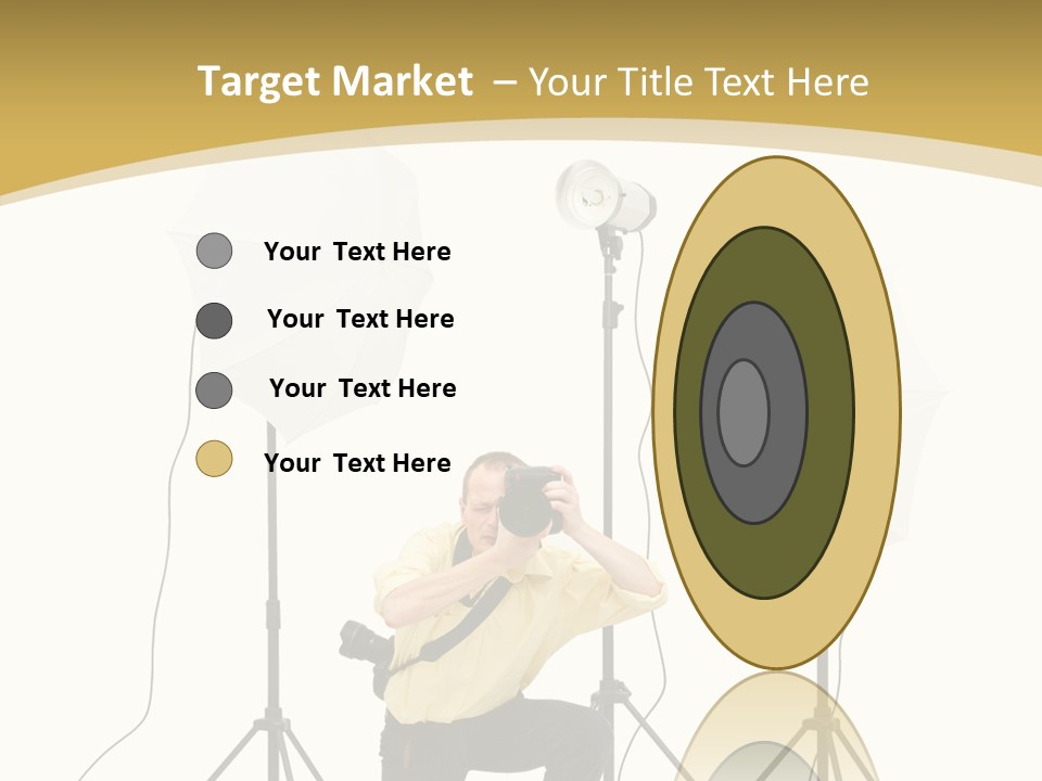 Cables Work Photo PowerPoint Template