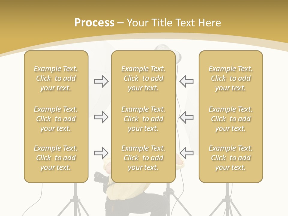Cables Work Photo PowerPoint Template