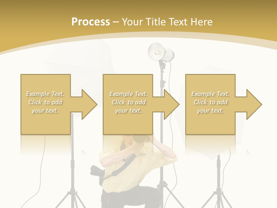 Cables Work Photo PowerPoint Template