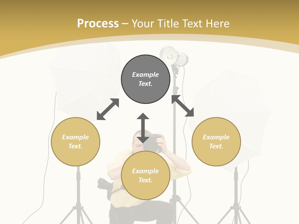 Cables Work Photo PowerPoint Template