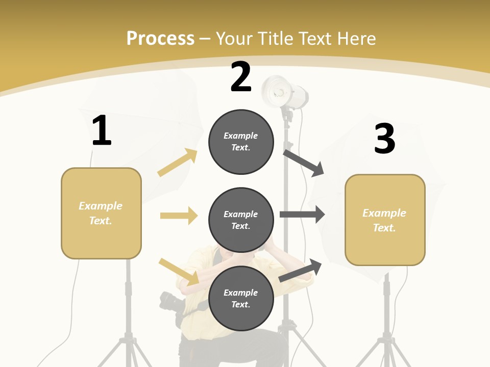 Cables Work Photo PowerPoint Template