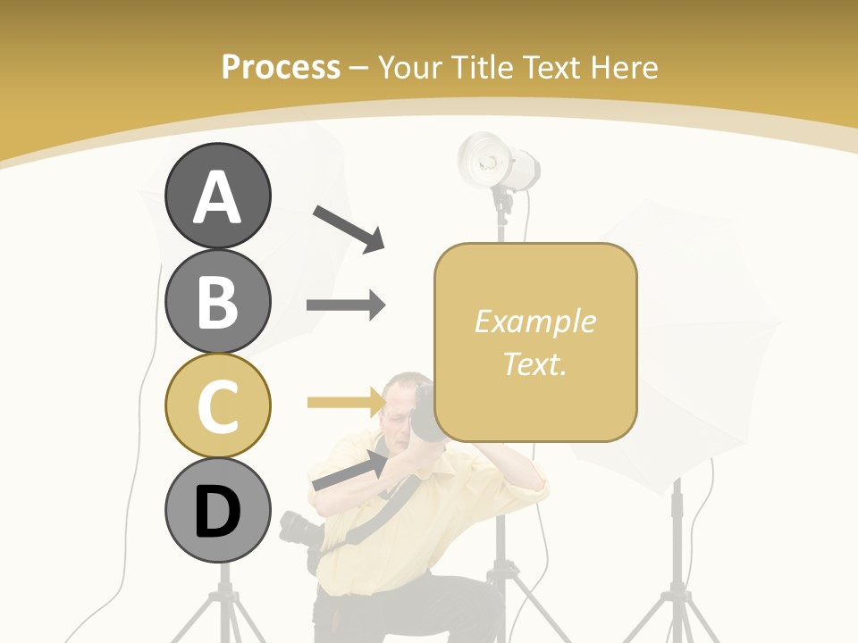Cables Work Photo PowerPoint Template