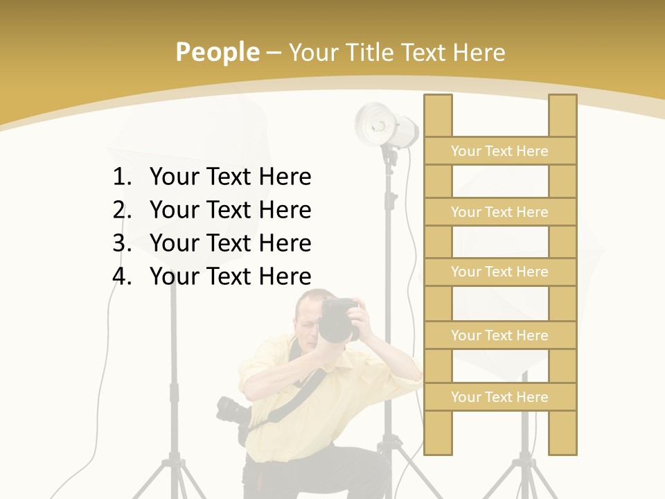 Cables Work Photo PowerPoint Template