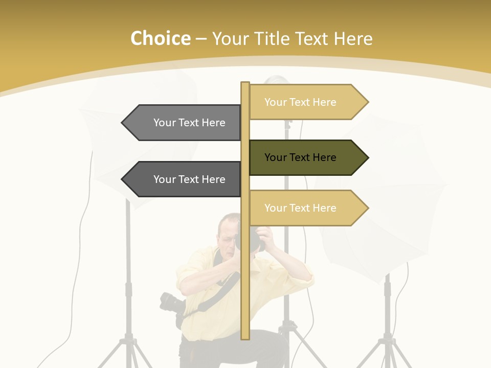 Cables Work Photo PowerPoint Template