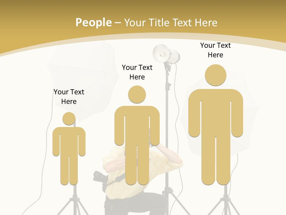 Cables Work Photo PowerPoint Template