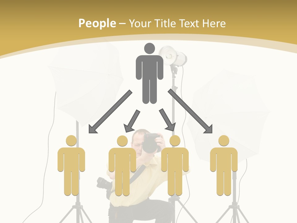 Cables Work Photo PowerPoint Template