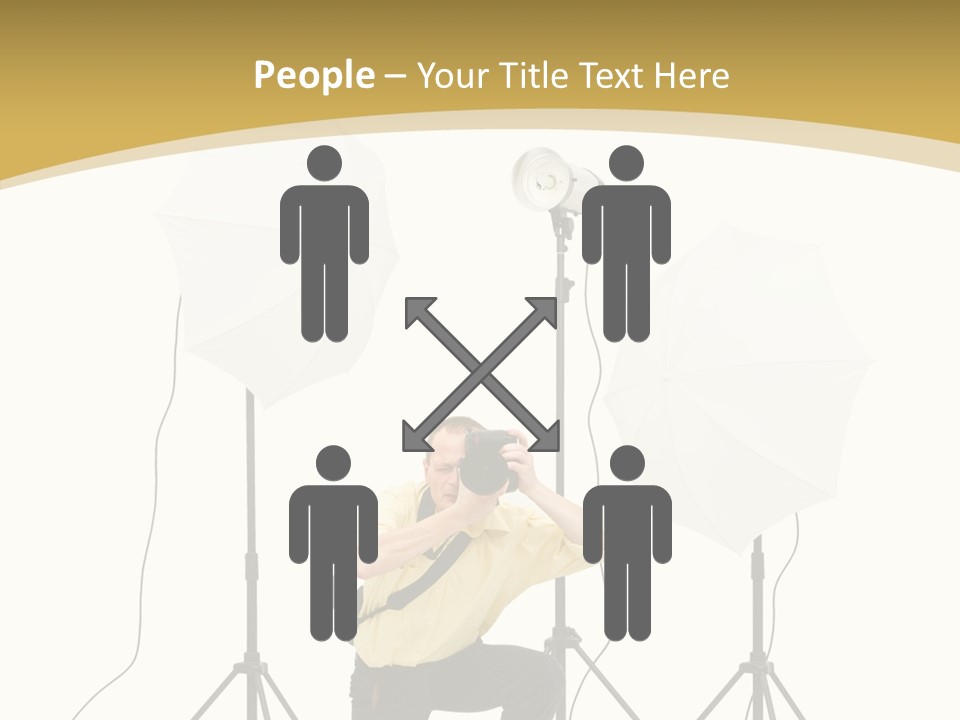 Cables Work Photo PowerPoint Template