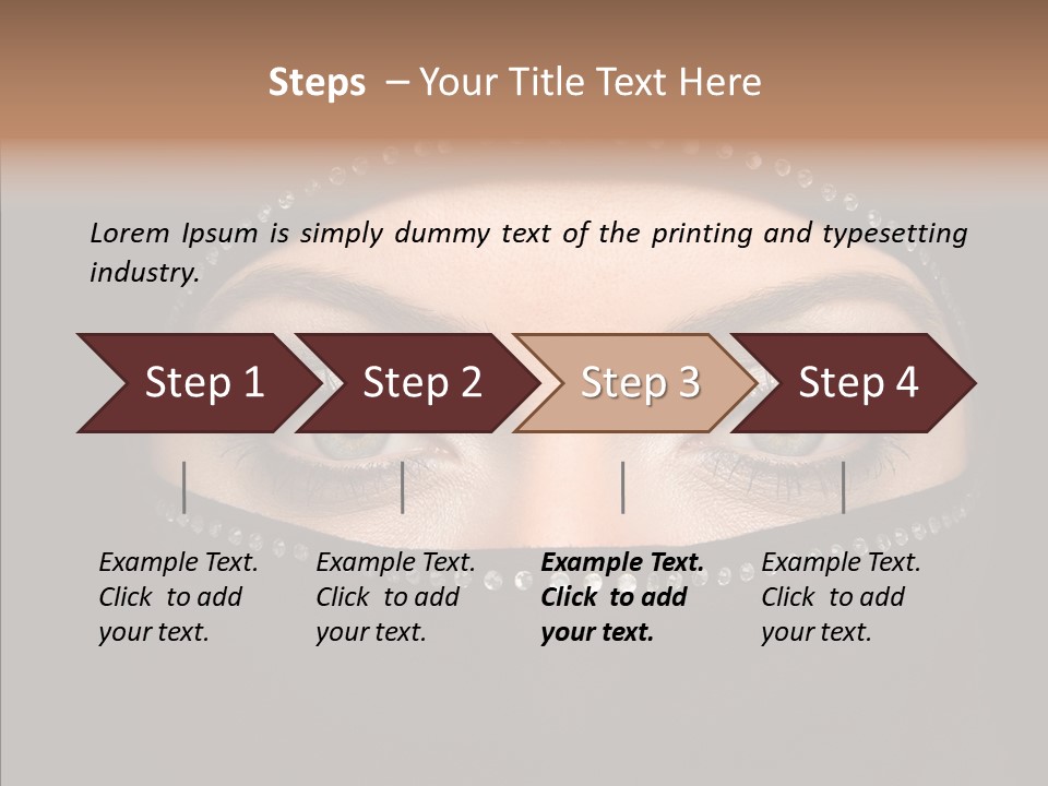 Chair Toon Board PowerPoint Template