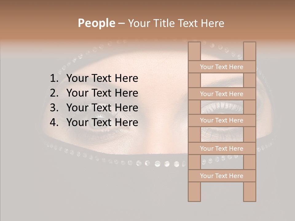 Chair Toon Board PowerPoint Template