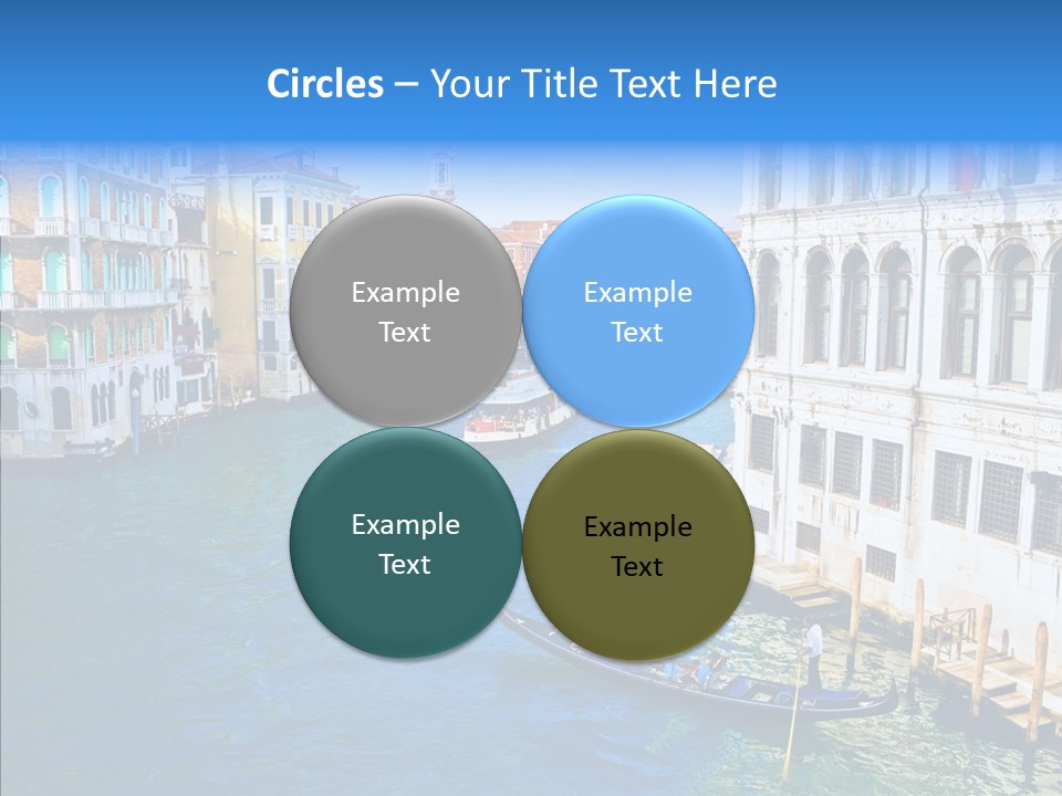 Vaporetto River Residence PowerPoint Template