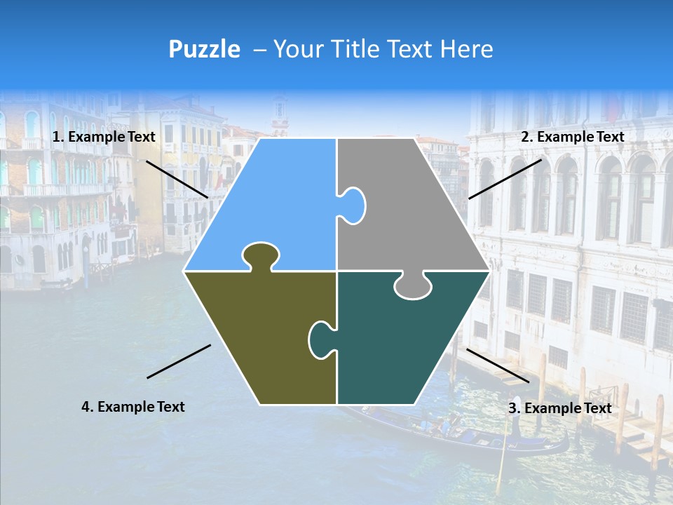 Vaporetto River Residence PowerPoint Template