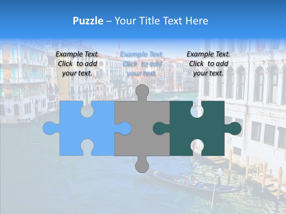 Vaporetto River Residence PowerPoint Template