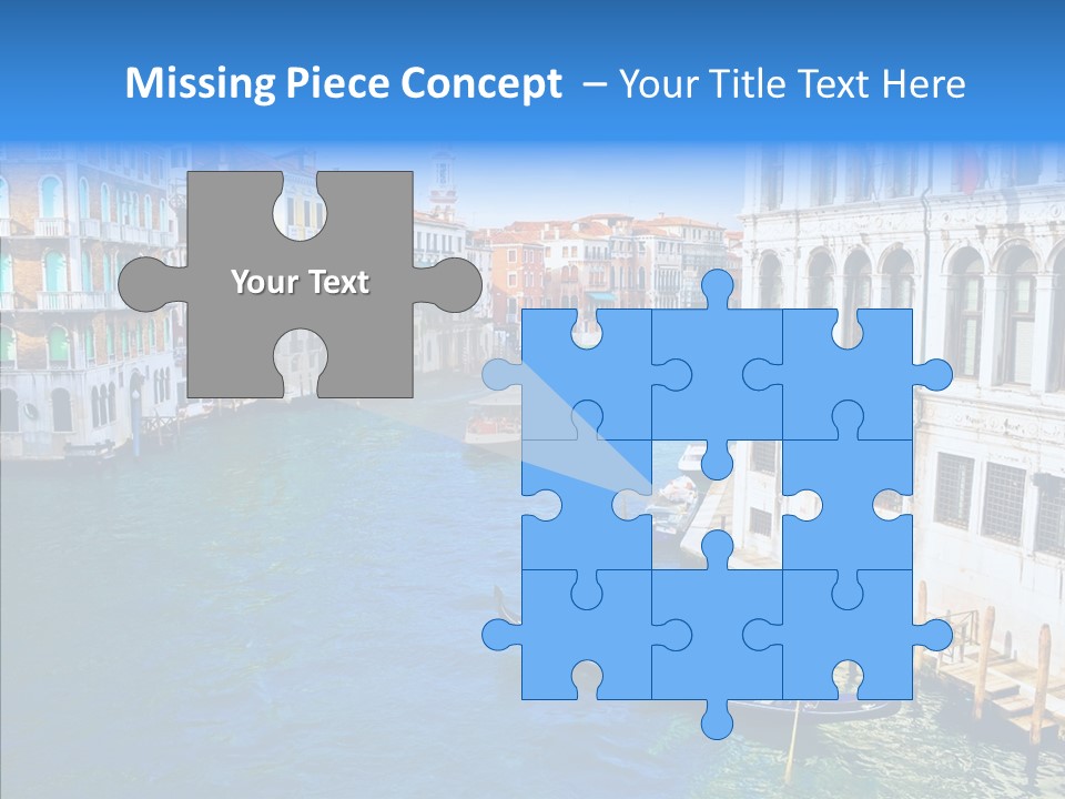 Vaporetto River Residence PowerPoint Template