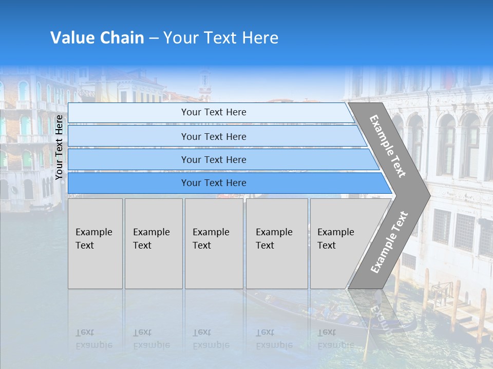 Vaporetto River Residence PowerPoint Template