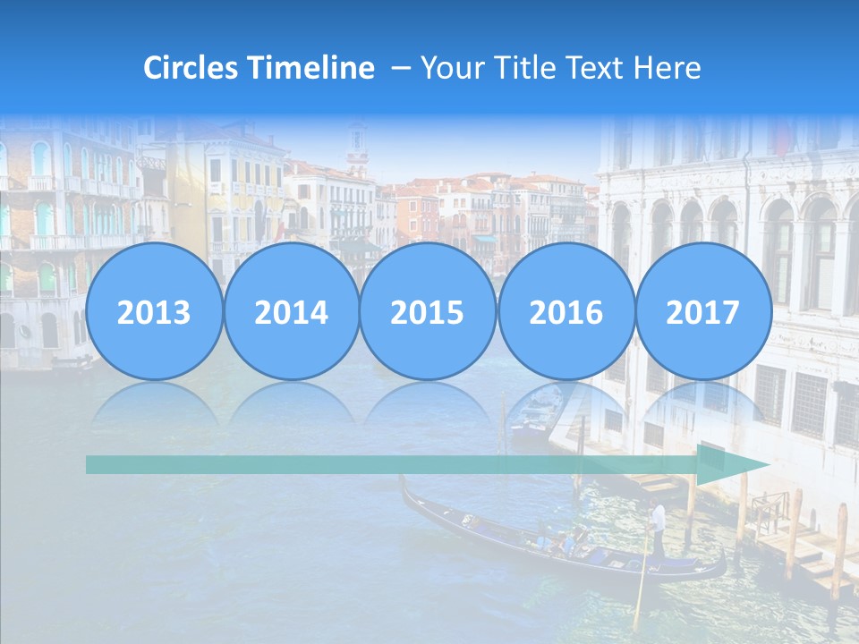 Vaporetto River Residence PowerPoint Template