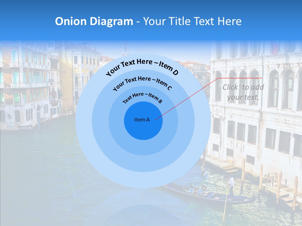 Vaporetto River Residence PowerPoint Template