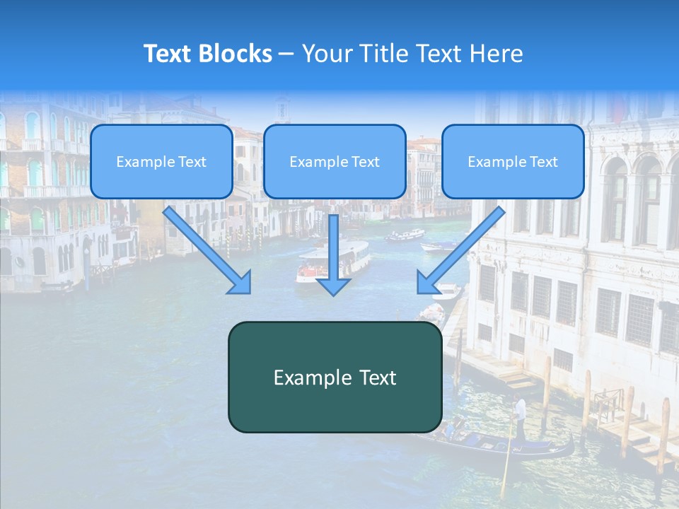 Vaporetto River Residence PowerPoint Template