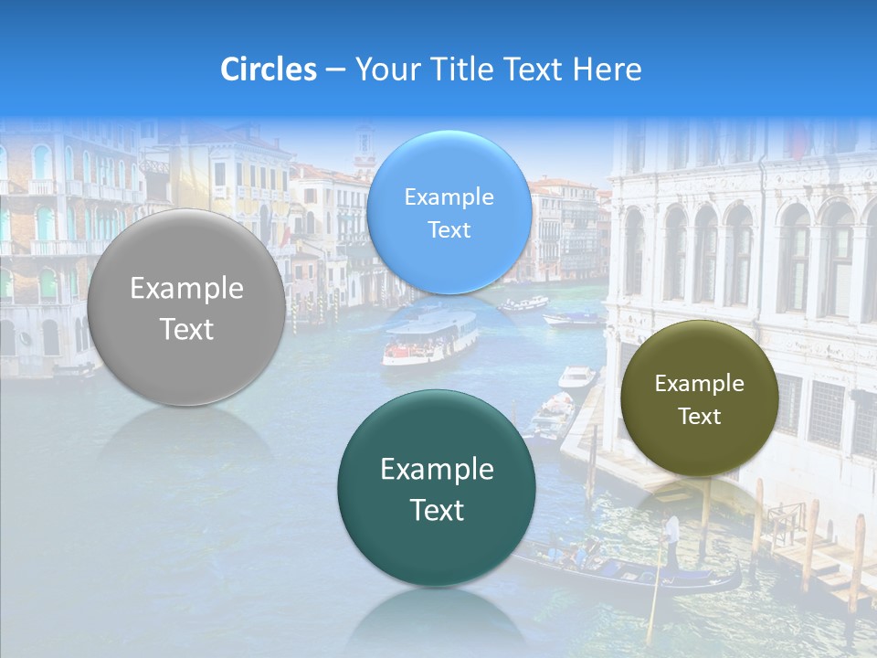 Vaporetto River Residence PowerPoint Template