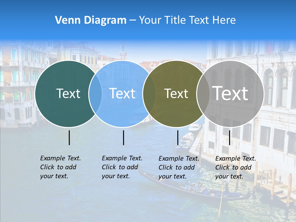 Vaporetto River Residence PowerPoint Template