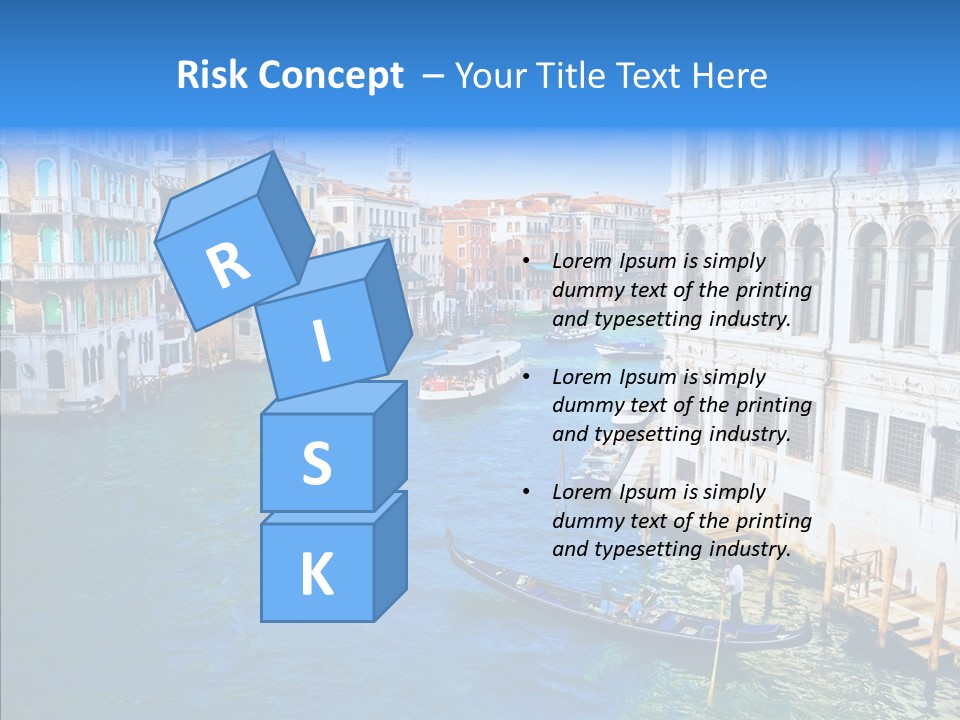 Vaporetto River Residence PowerPoint Template