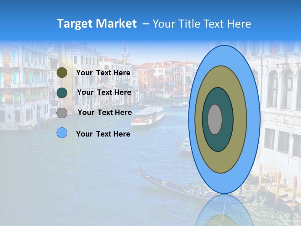 Vaporetto River Residence PowerPoint Template