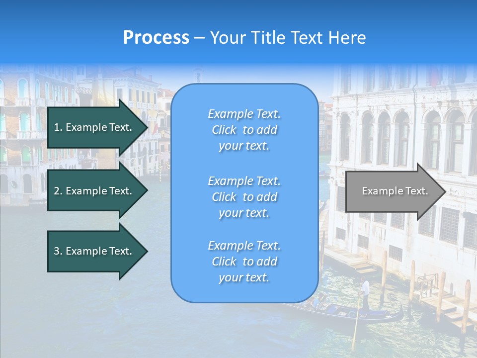 Vaporetto River Residence PowerPoint Template