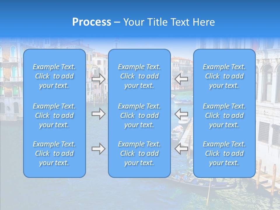 Vaporetto River Residence PowerPoint Template