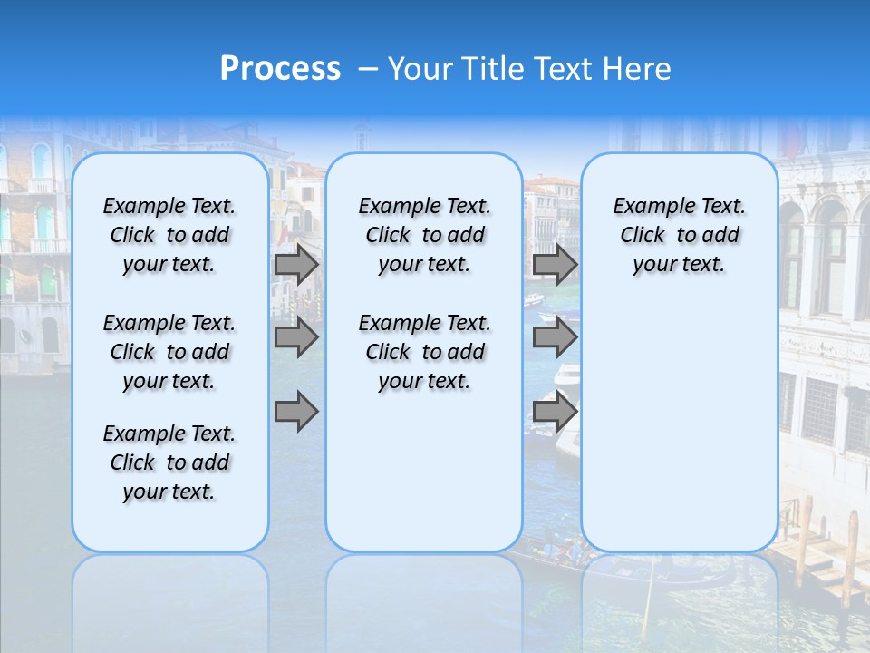 Vaporetto River Residence PowerPoint Template