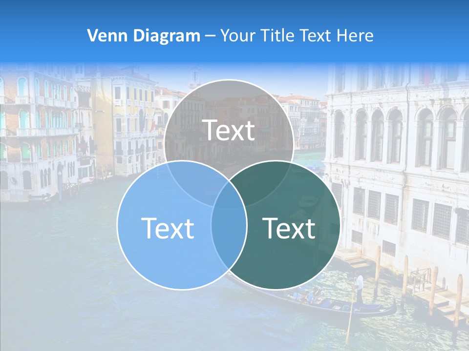 Vaporetto River Residence PowerPoint Template